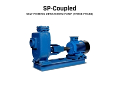 Self Priming Sewage/Dewatering Pump, SP-0 CS, 1 Hp, Three Phase, 415 Volts, Size 40 mm X 40 mm, With Energy Efficient IE2 Motor