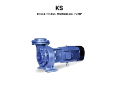 Monobloc Pump, KS-516+, 5 HP, Three Phase, 415Volts, Size 80mm x 65mm