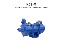 Openwell Submersible Pump, KOS-116M, 1 HP, Three Phase, 440 Volts, Size 50mm X 40mm